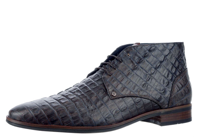 Albardon Berkelmans grijs/bruin croco combi afbeelding