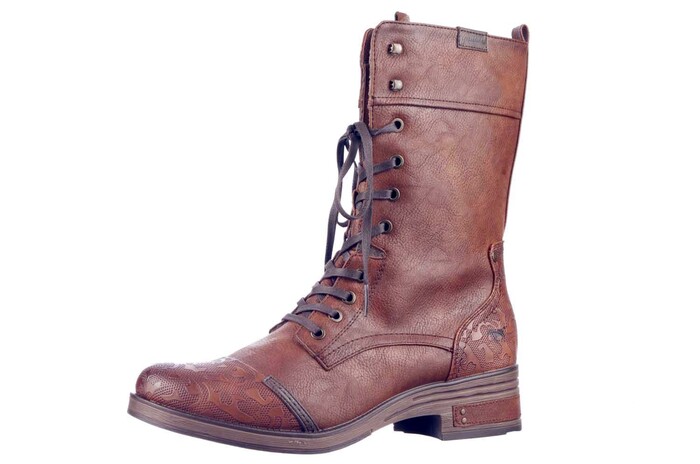 Mustang veterboots cognac sale